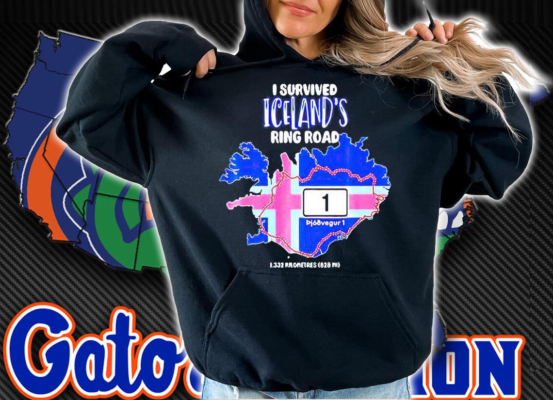 I survived Iceland's ring road T-shirt hoodie