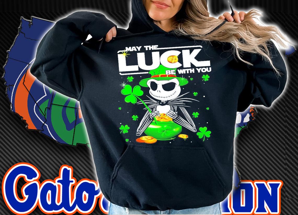 Jack Skellington may the luck be with you St.Patrick's Day shirt