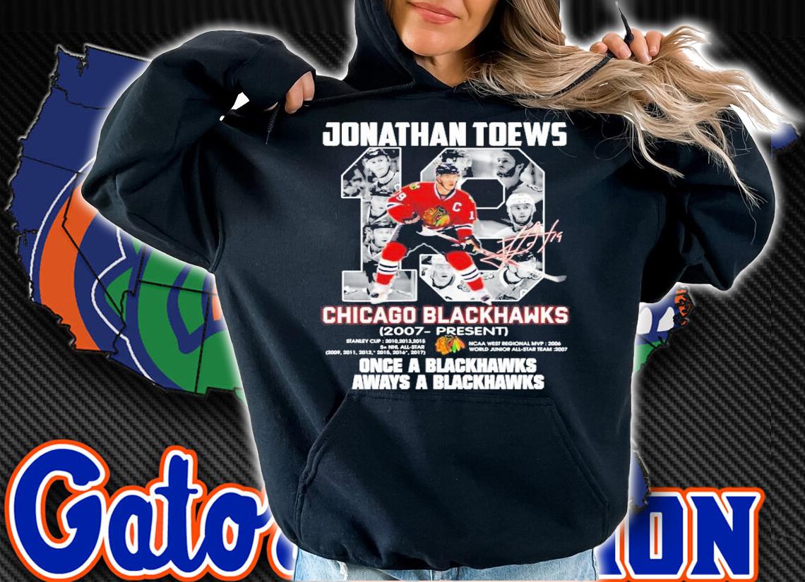Jonathan toews Chicago Blackhawks signature shirt