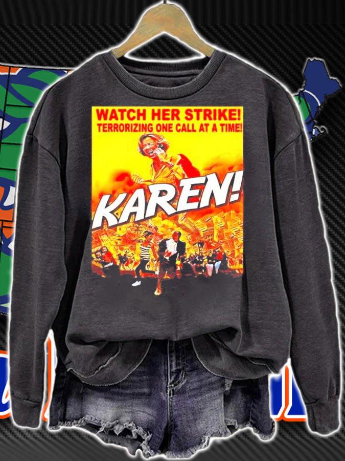 Karen B Movie Old School Horror Poster shirt sweatshirt