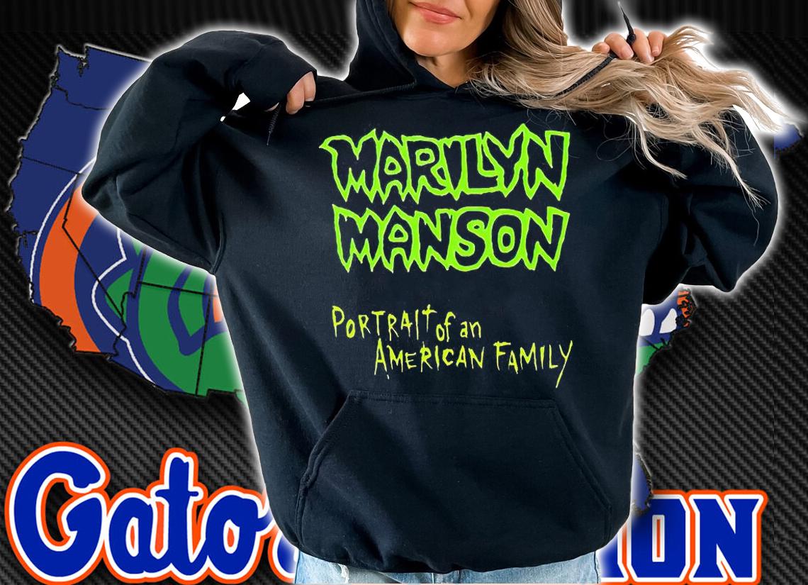 Marilyn Manson portrait of an American family T-shirt