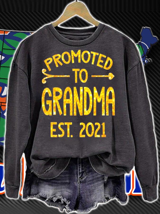 Promoted to Grandma est 2021 shirt