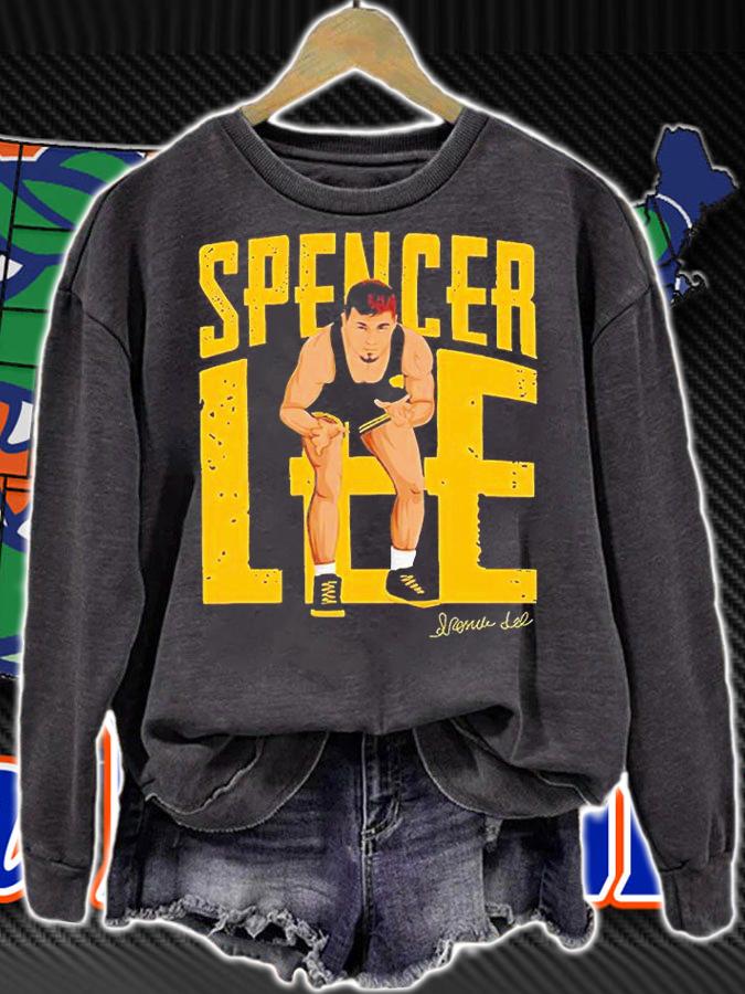 Spencer Lee signature T-shirt sweatshirt