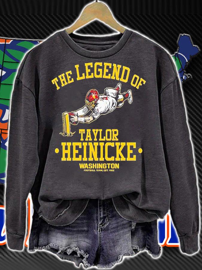 The legend of Taylor Heinicke Washington Football team est 1932 T-shirt sweatshirt