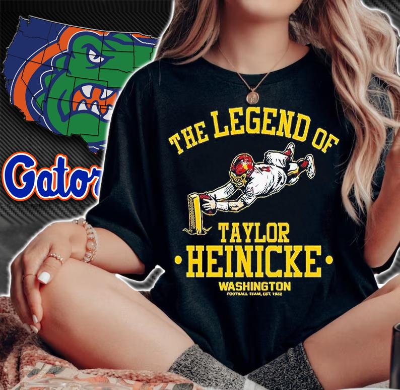 The legend of Taylor Heinicke Washington Football team est 1932 T-shirt woman shirt