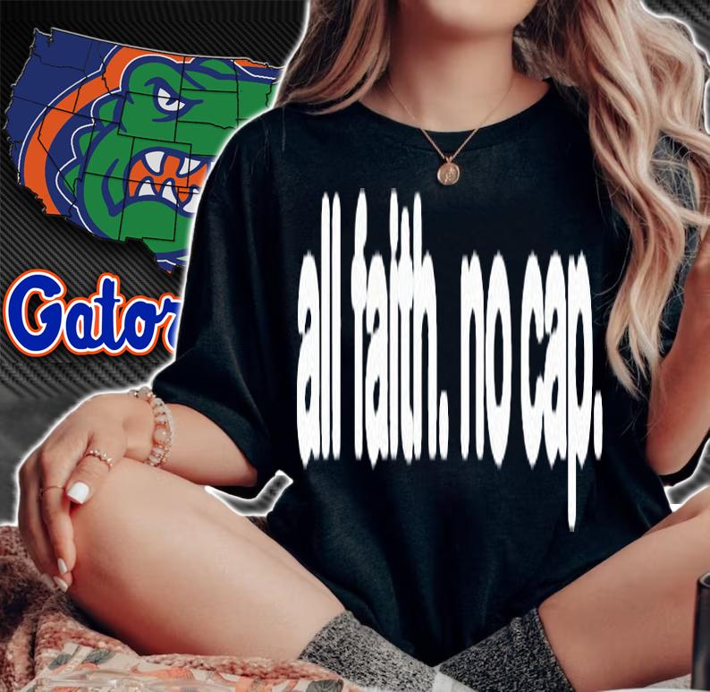 All faith no cap T-shirt woman shirt