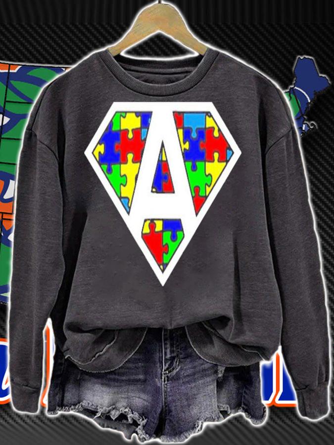 Autism Awareness Superhero shirt sweatshirt