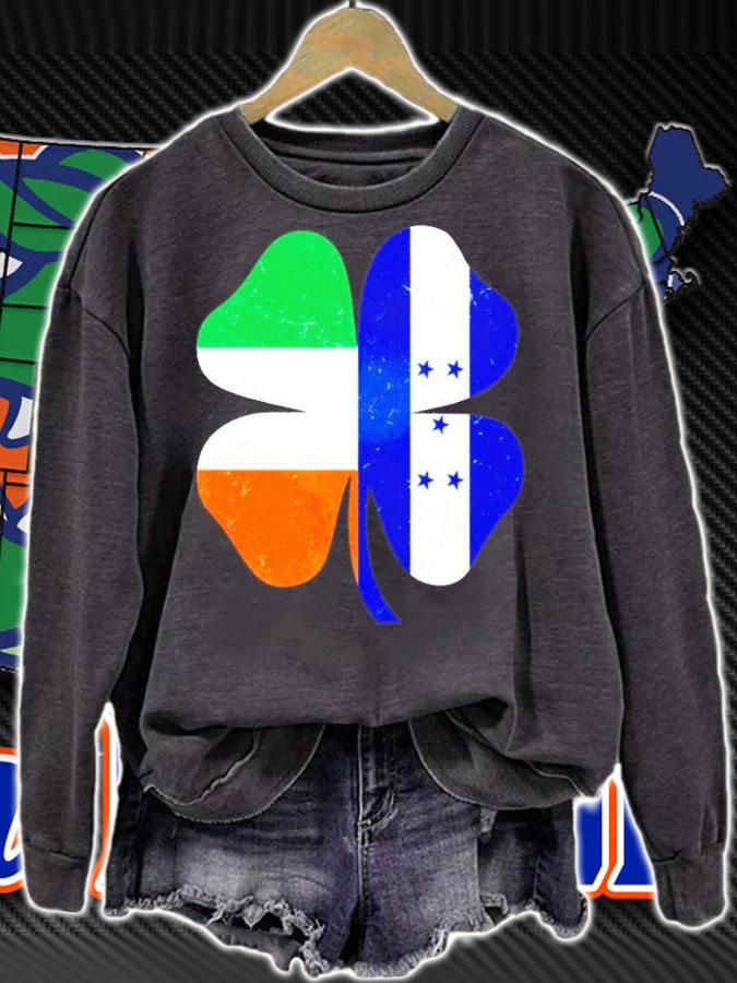 Honduran Irish Shamrock Honduras Ireland St.Patrick's Day shirt sweatshirt