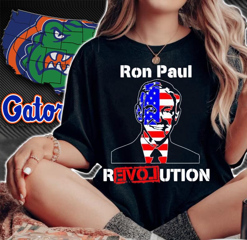 Ron Paul Revolution USA shirt woman shirt