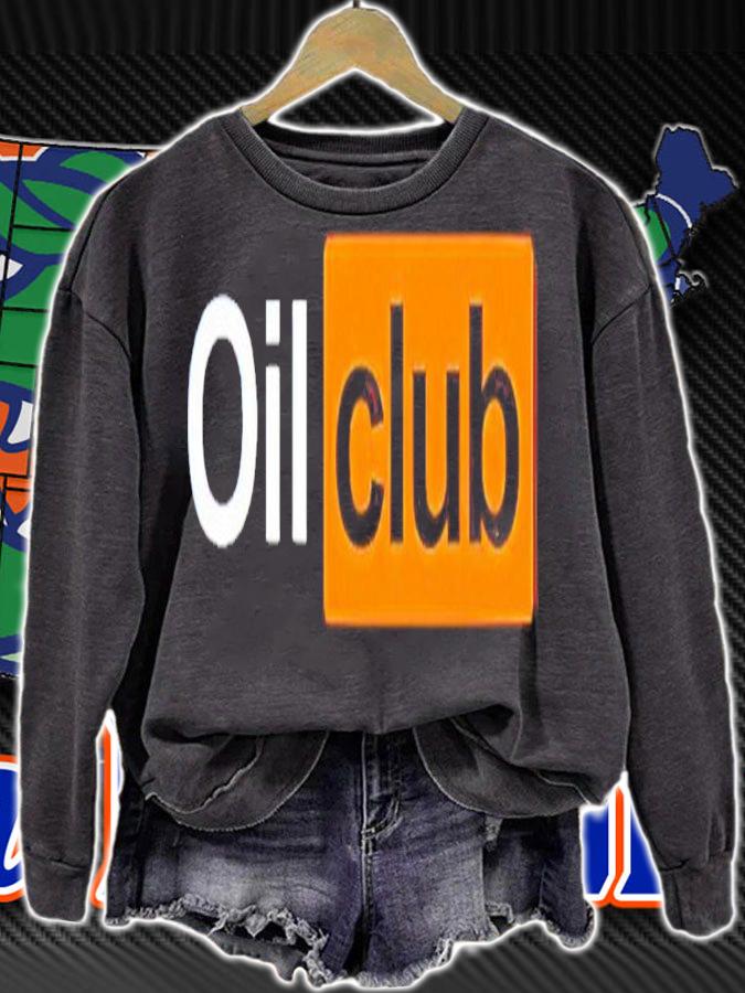 Oil Club T-shirt sweatshirt