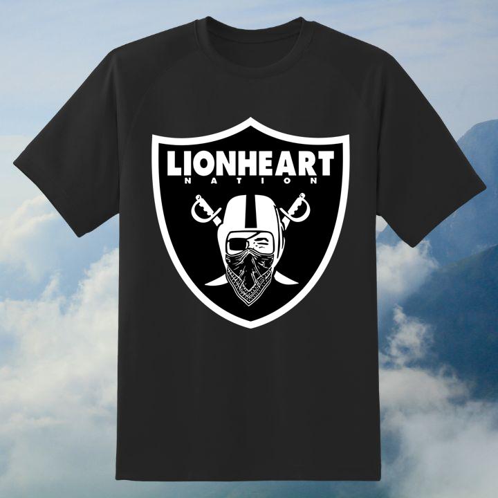 Los Angeles Raiders NFL Lionheart Nation Shirt