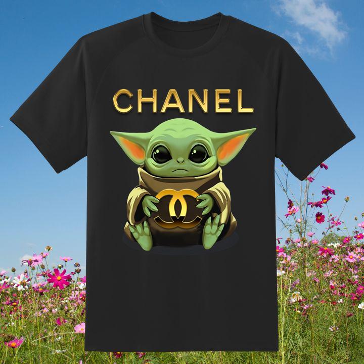 Baby Yoda Hug Chanel Shirt