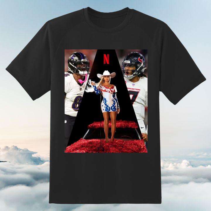 Beyoncé Halftime Show Ravens vs Texans Christmas Shirt Sweater