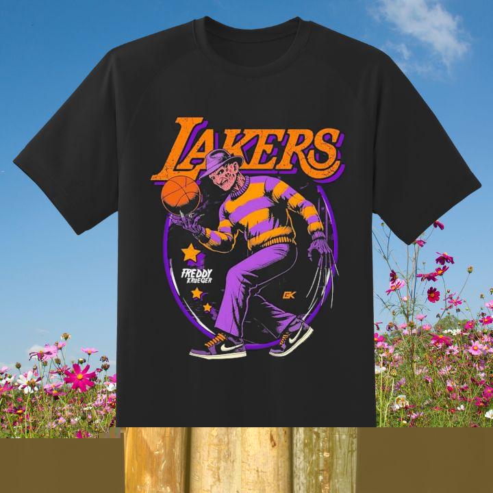 Freddy Krueger Mashup Los Angeles Lakers Shirt