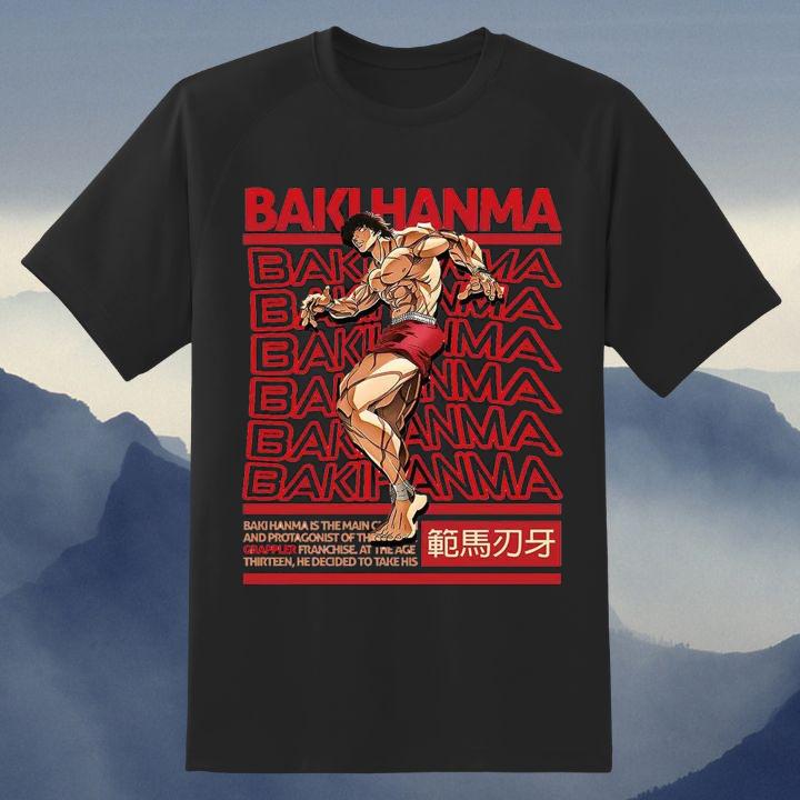 Baki Hanma Baki The Grappler Baki Dou Manga T-Shirt