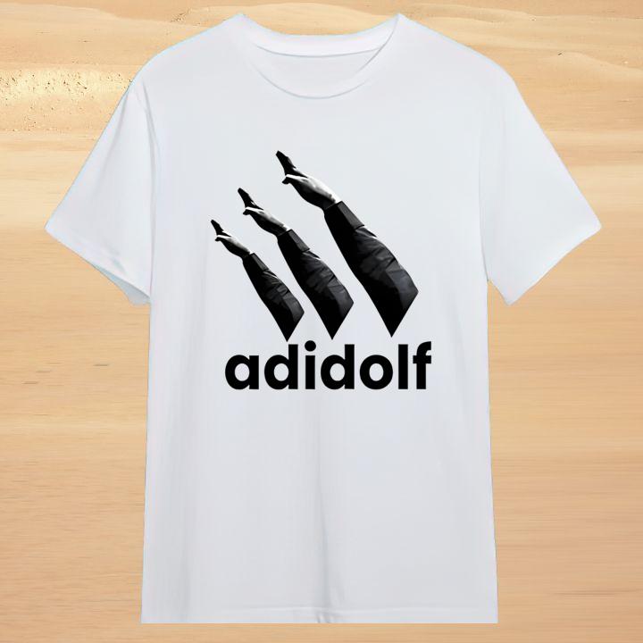 Adidolf Parody Adidas Logo T-Shirt