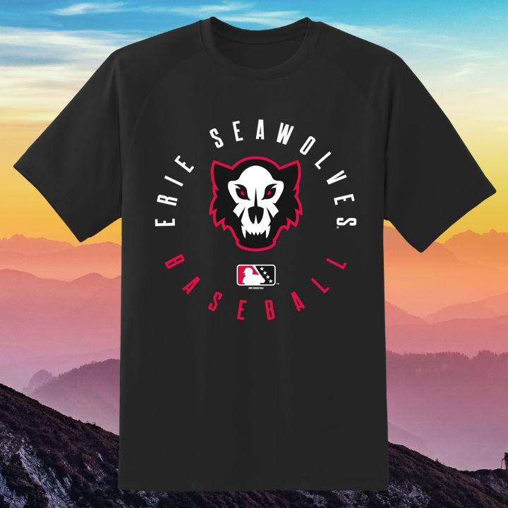 Erie Seawolves Br Howling Dead Baseball Fan T-Shirt