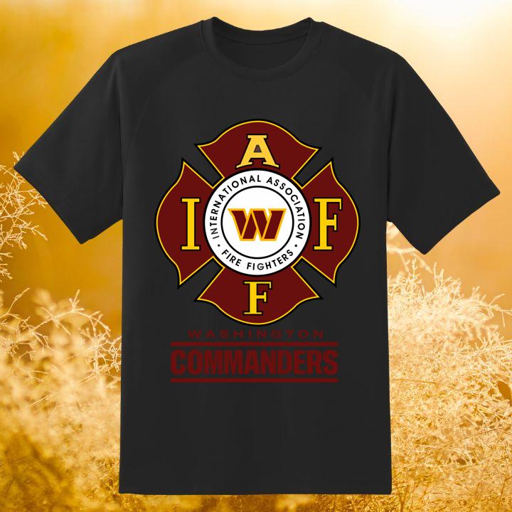 Washington Commanders International Association Fire Fighters T-Shirt