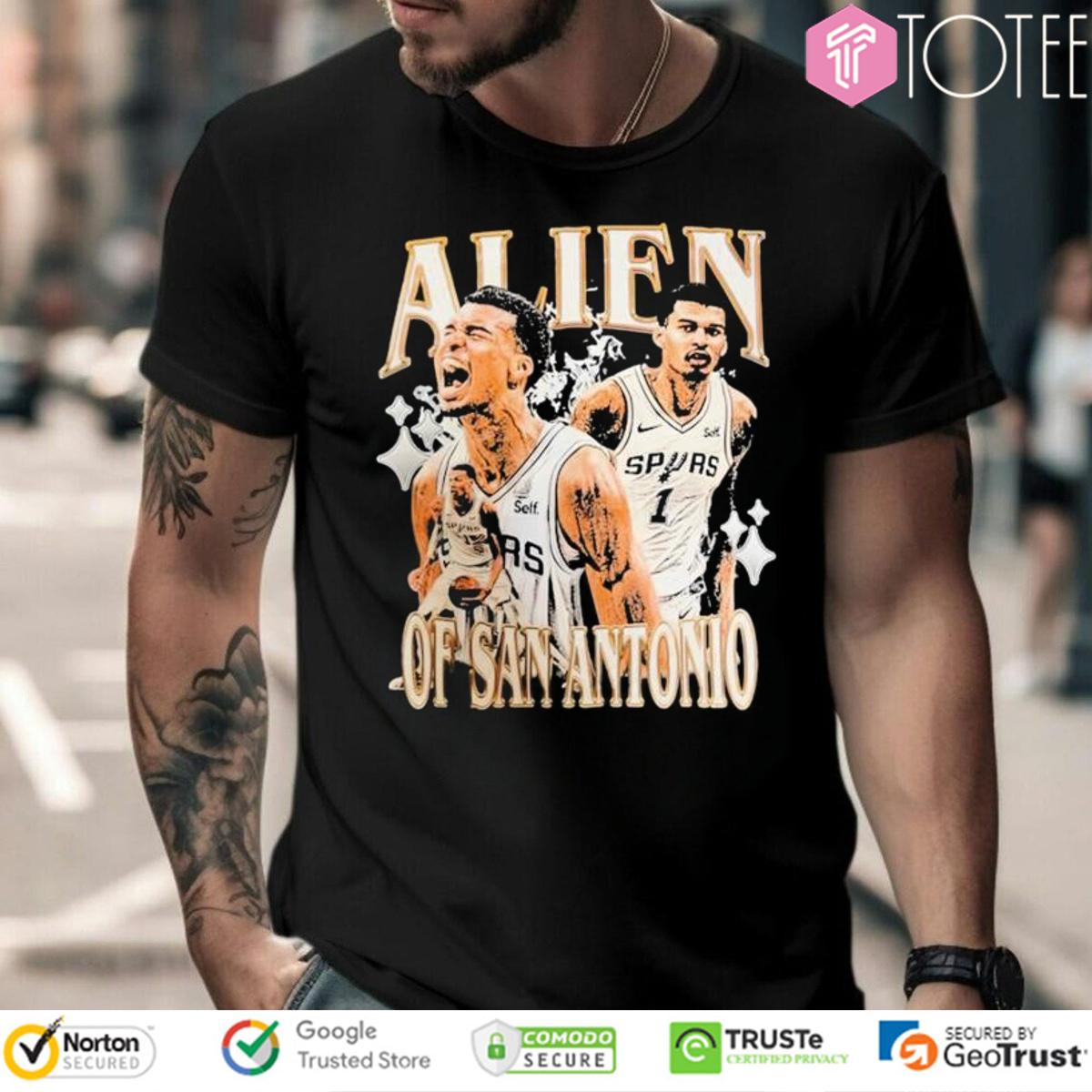 Victor Wembanyama Wemby Alien Of San Antonio Spurs Vintage T-Shirt