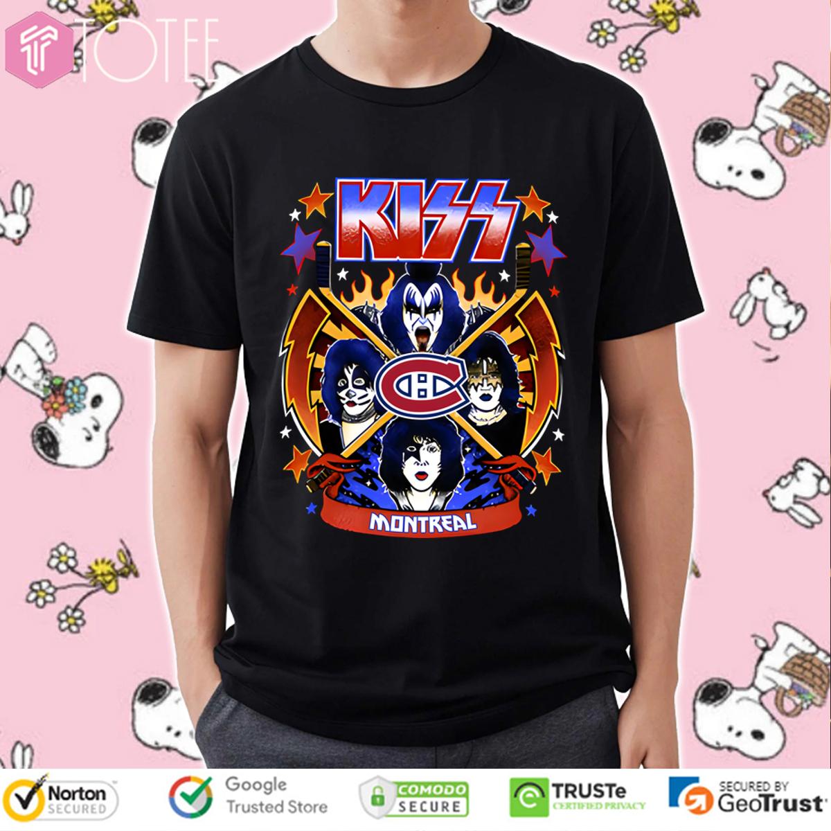 Kiss Band Montreal Canadiens Parody Bohemian Rhapsody T-Shirt