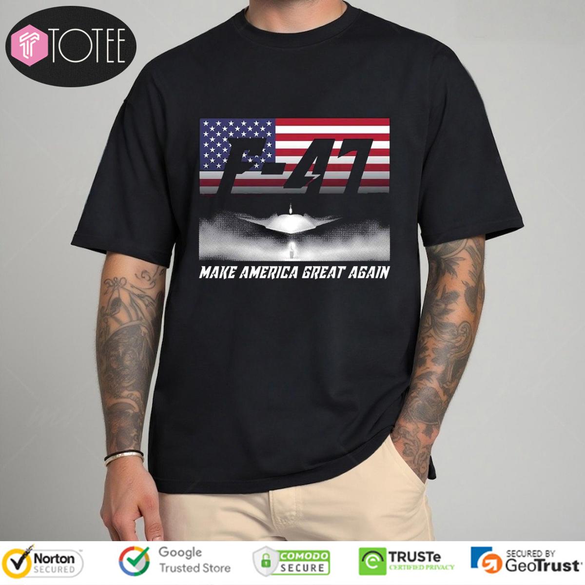 F-47 Make America Great Again USA Flag T-Shirt