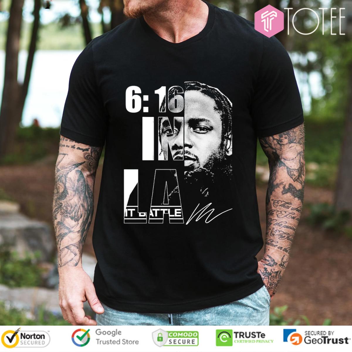 Kendrick Lamar 6 16 In LA Rap Battle T-Shirt