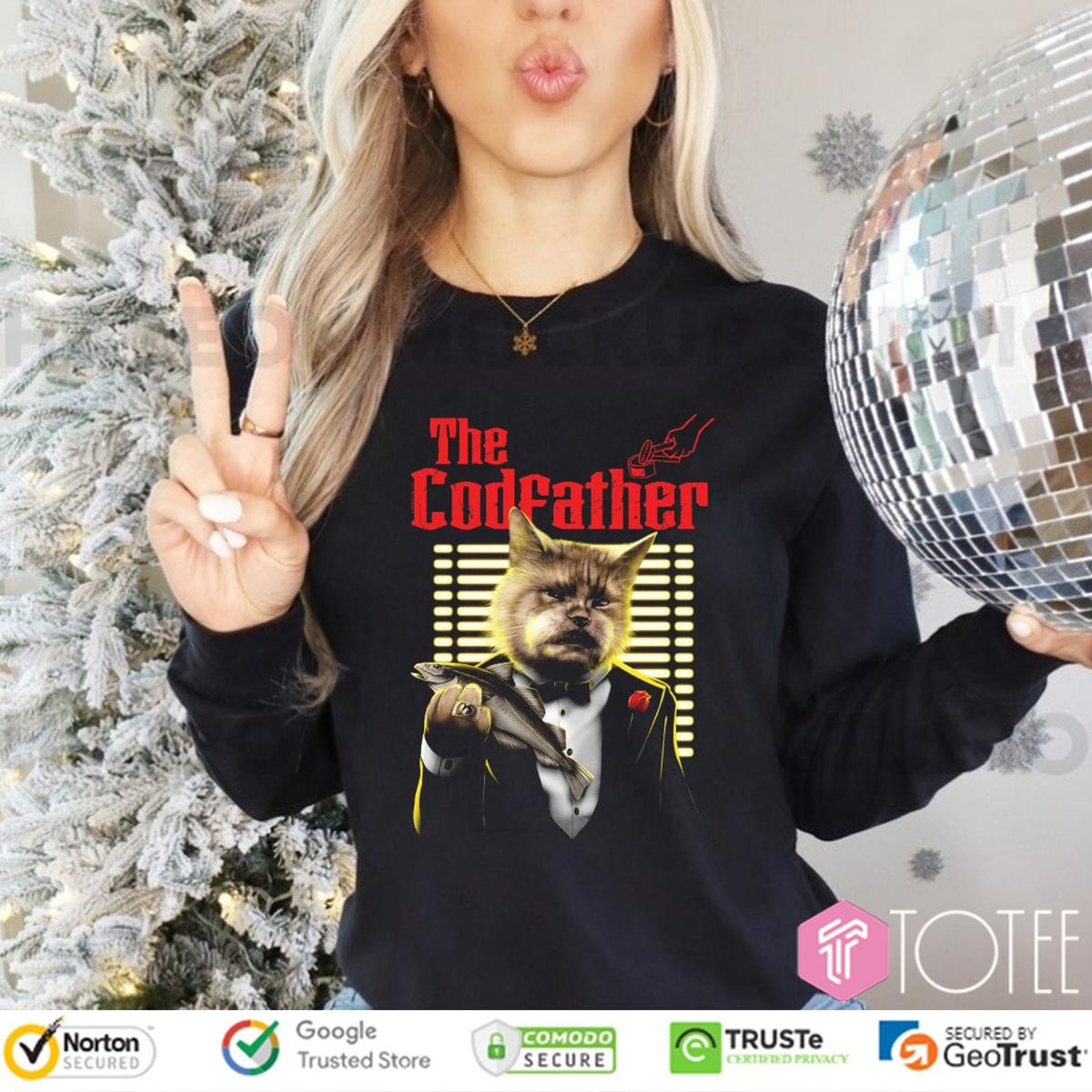 The Codfather Cat Fathers Day Long Sleeve