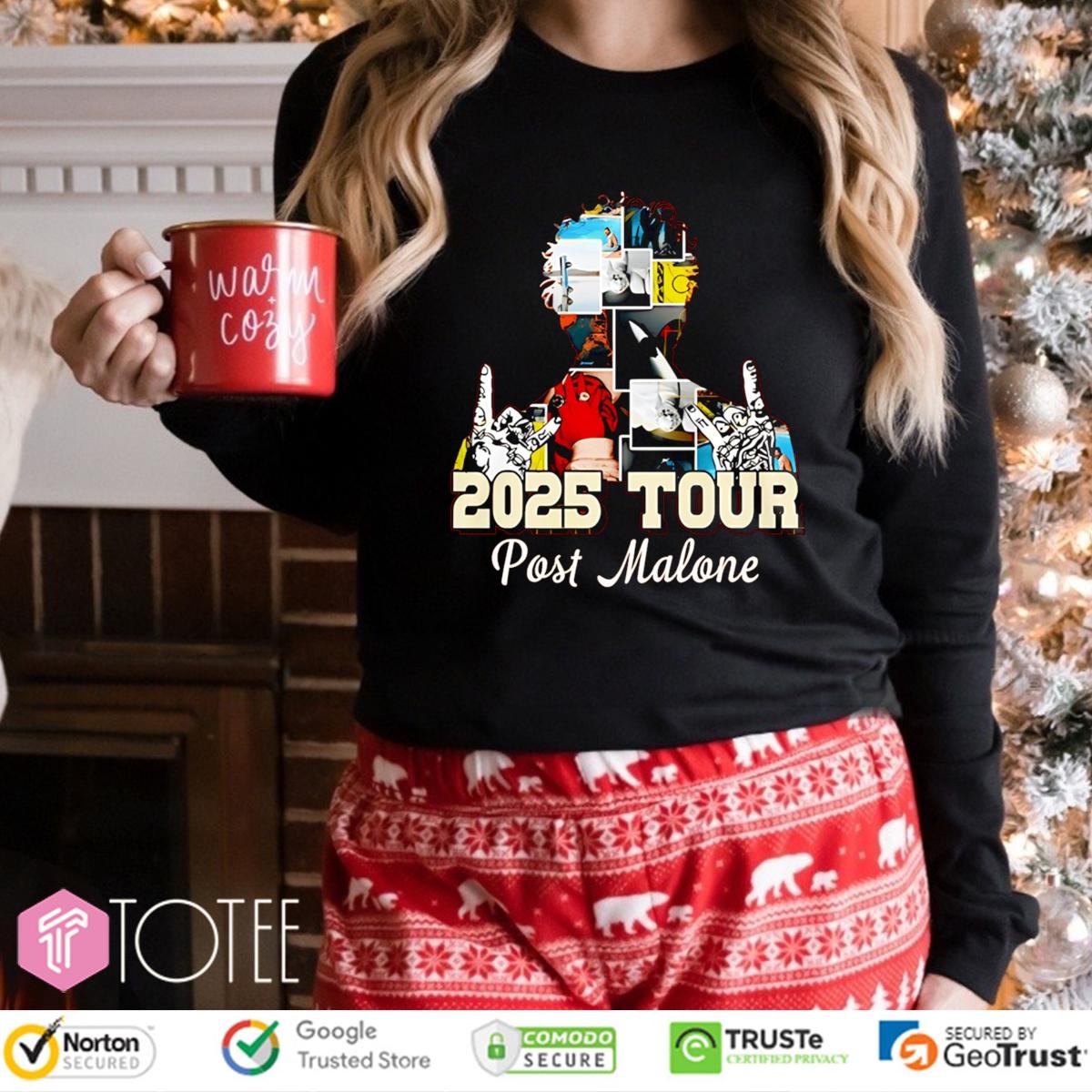 Post Malone The Big Ass Stadium 2025 Tour Art Long Sleeve