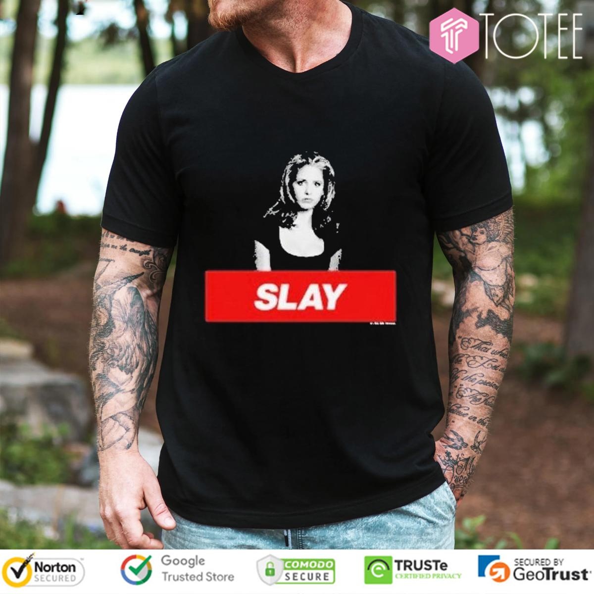 Buffy The Vampire Slayer Slay Photo Shirt