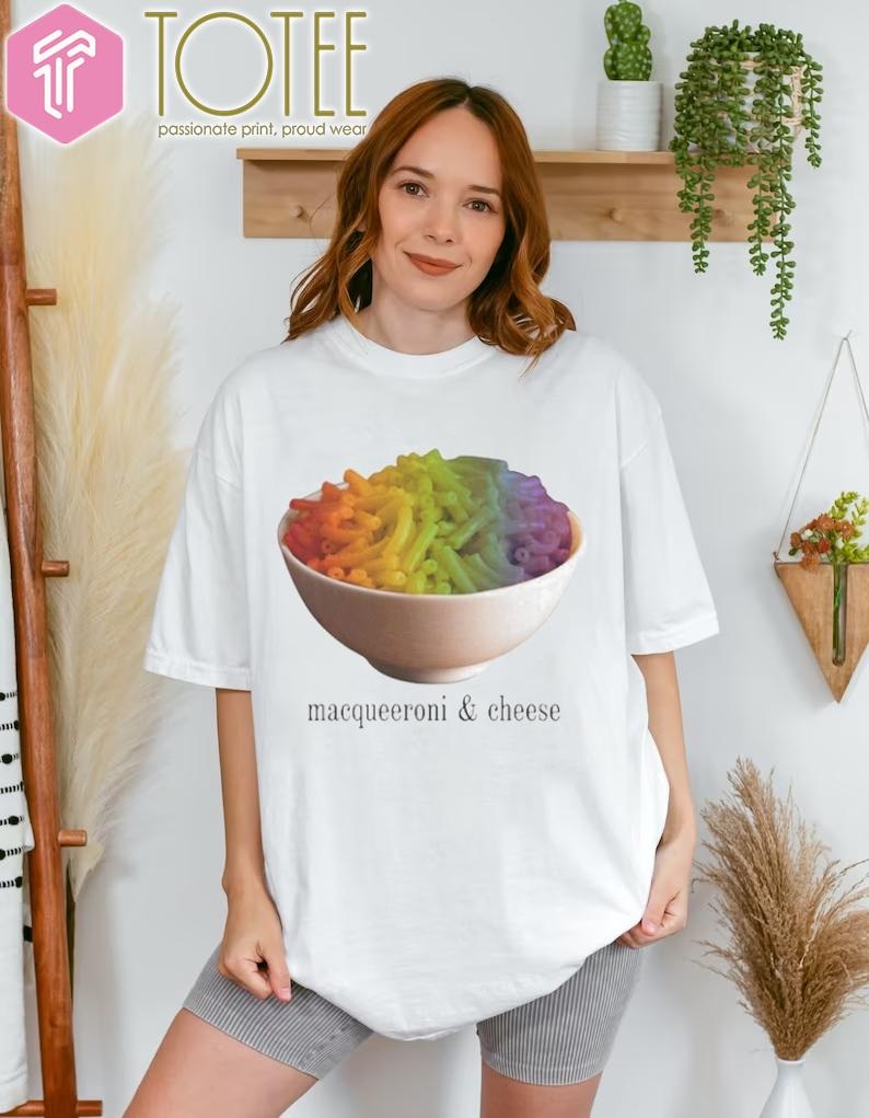 Macqueeroni And Cheese Pride Rainbow T-shirt