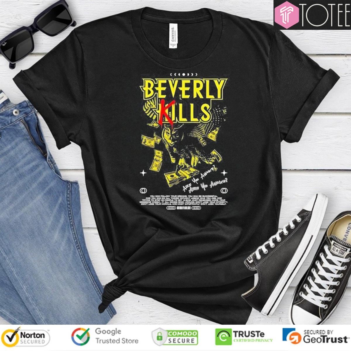 Beverly Kills Owl Are You Awake Beverly Hills T-shirt
